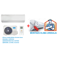 Klima Uređaj Midea Xtreme Save MSAGBU-12HRFNX-QRD0GW/MOX102-12HFN8-QRDOGW, 3,51kW, Inverter  SA MONTAŽOM